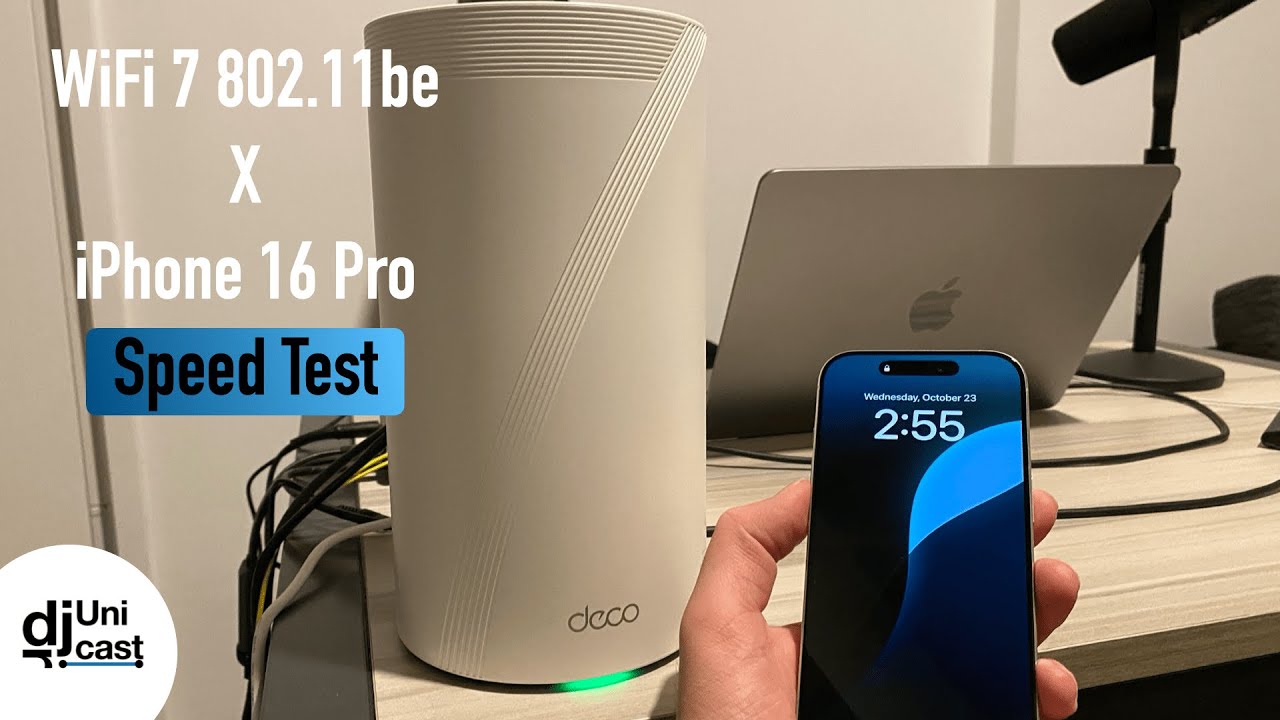 iPhone 16 Pro WiFi 7 Speed Test!