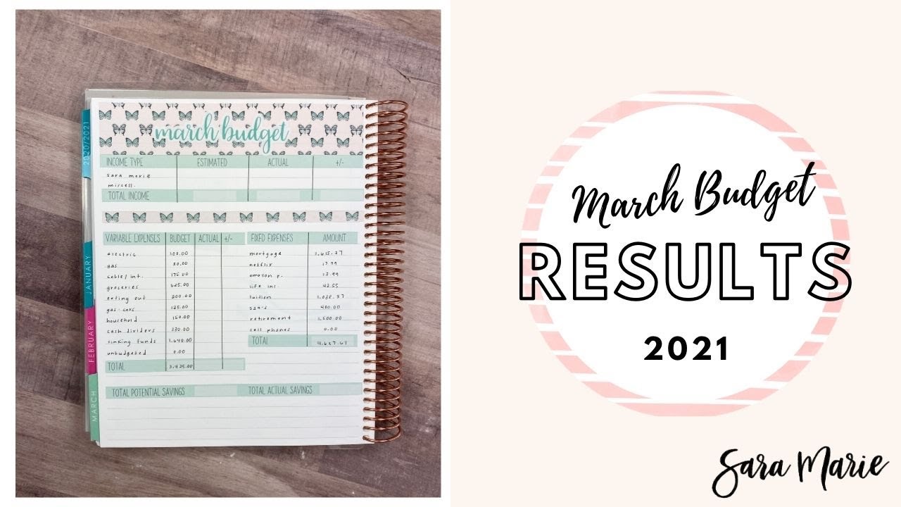 Replaced EVERY Printer | March 2021 Budget RESULTS | Sara Marie Stickers | EC Monthly |
