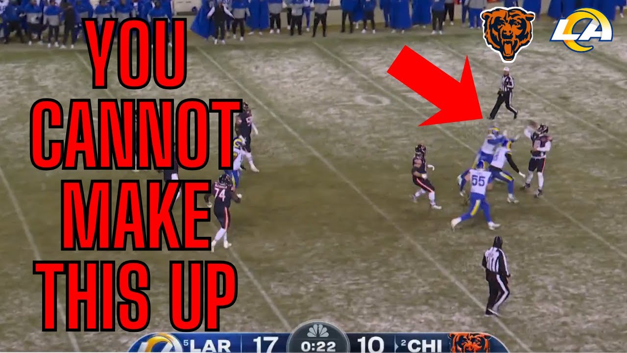 The Greatest NFL Playoff THROW EVER By Caleb Williams To Cole Kmet To TIE VS Rams