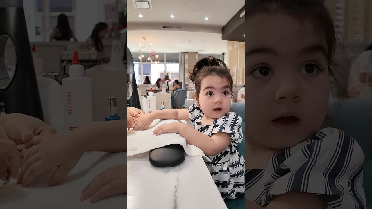 Alita's first time at a nail salon