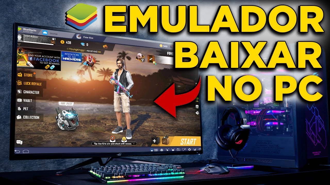 COMO BAIXAR E INSTALAR BLUESTACKS 5 NO PC