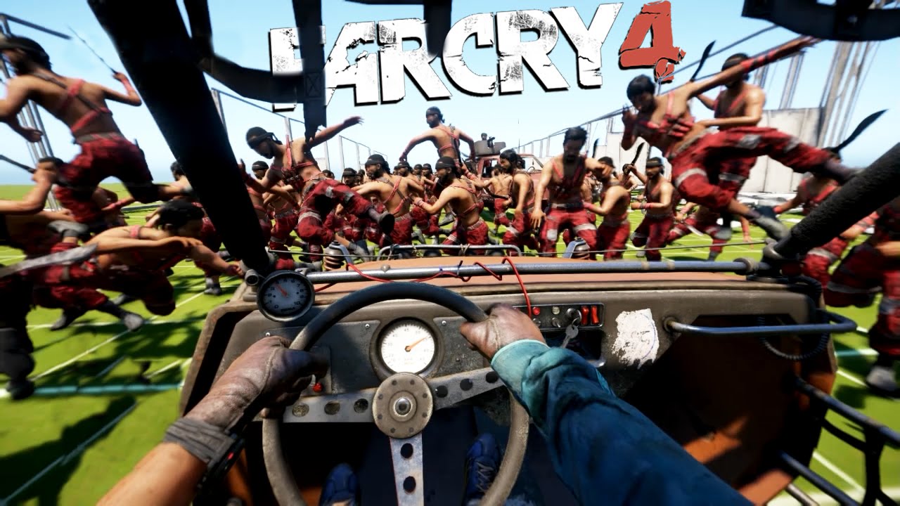 COMO ATROPELLAR A 500 ENEMIGOS | FAR CRY 4