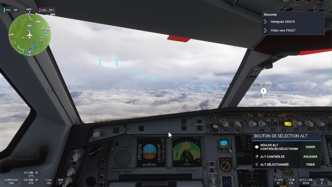 Atterissage A330 Charles de Gaulle