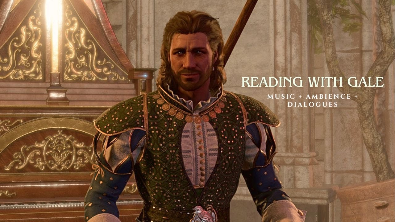 Reading with Gale | Baldur's Gate 3 music + ambience + dialogues