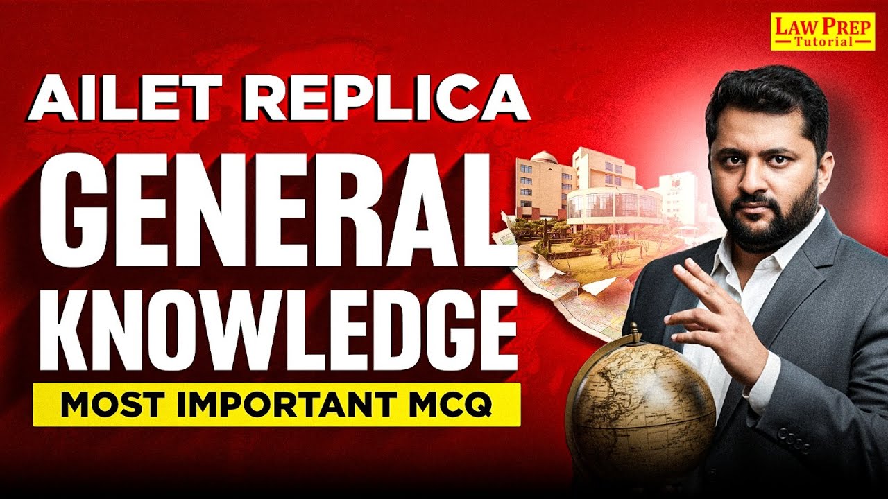 AILET 2026 | General Knowledge | Most Important MCQ | GK for AILET 2026 | By Pankaj Sir