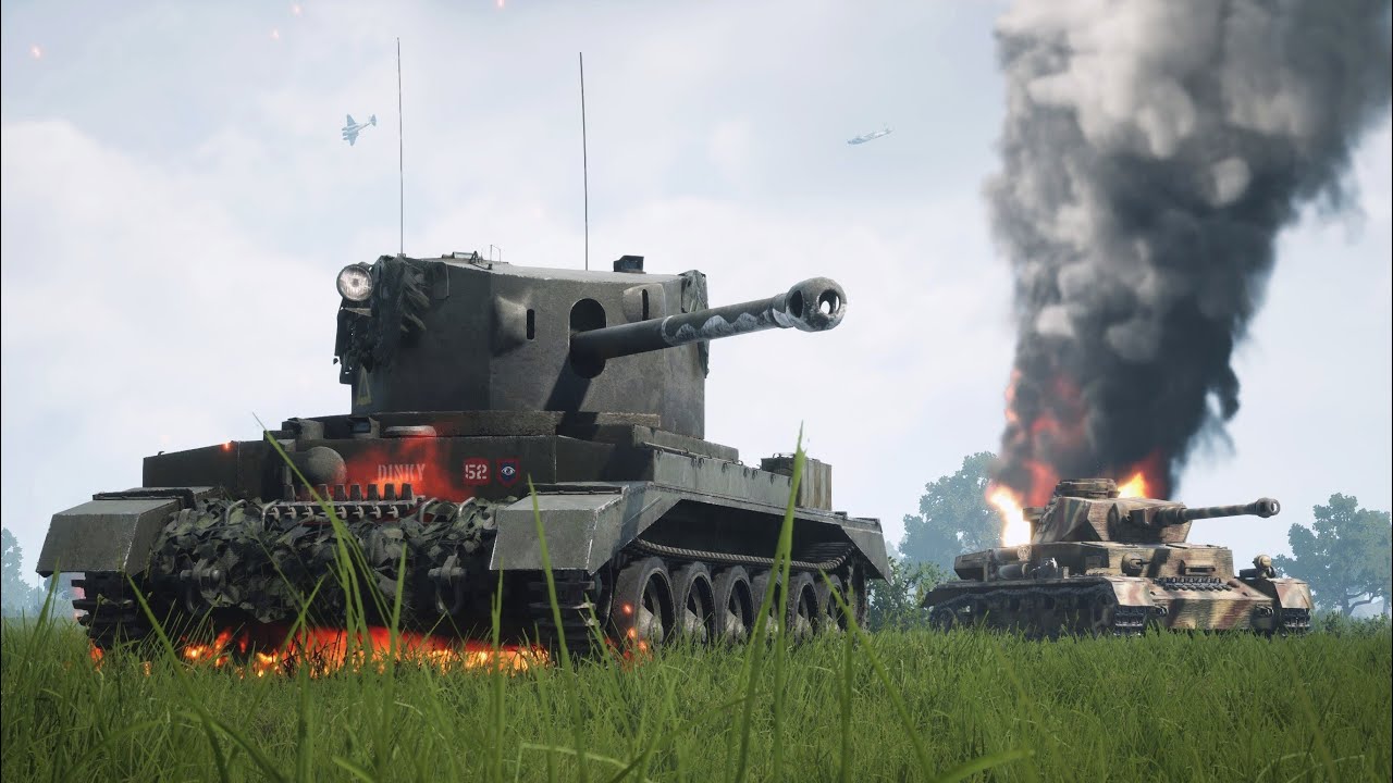 Squad 44 - Challenger Mk. VIII Hunting German Tanks - 4K