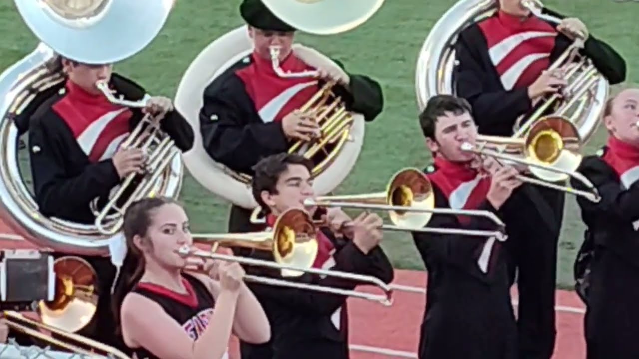 October 1, 2023, Pea Ridge Marching Band Homecoming game halftime Performance.