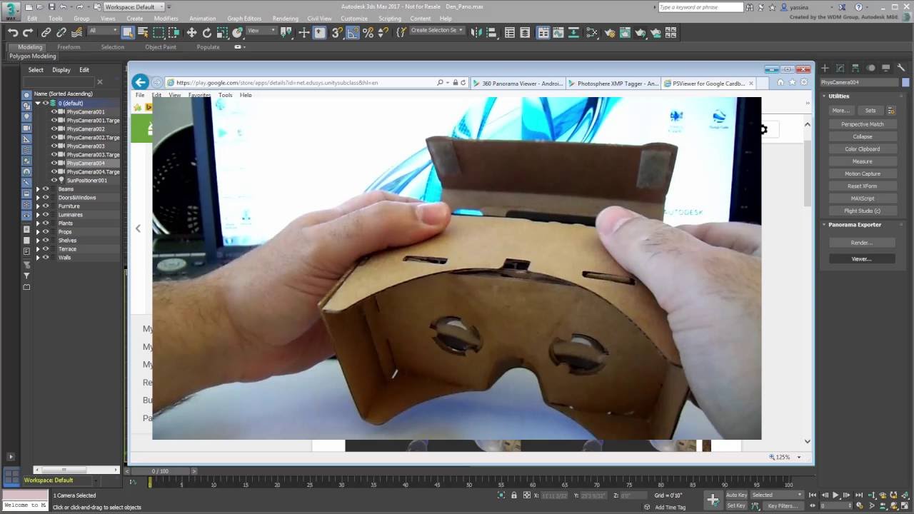 3ds Max Lighting and Rendering - Rendering a 360&deg; Panorama