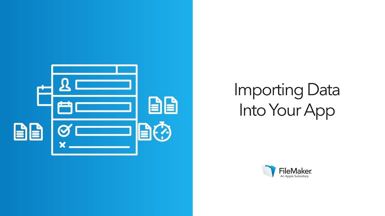 Import data into your app