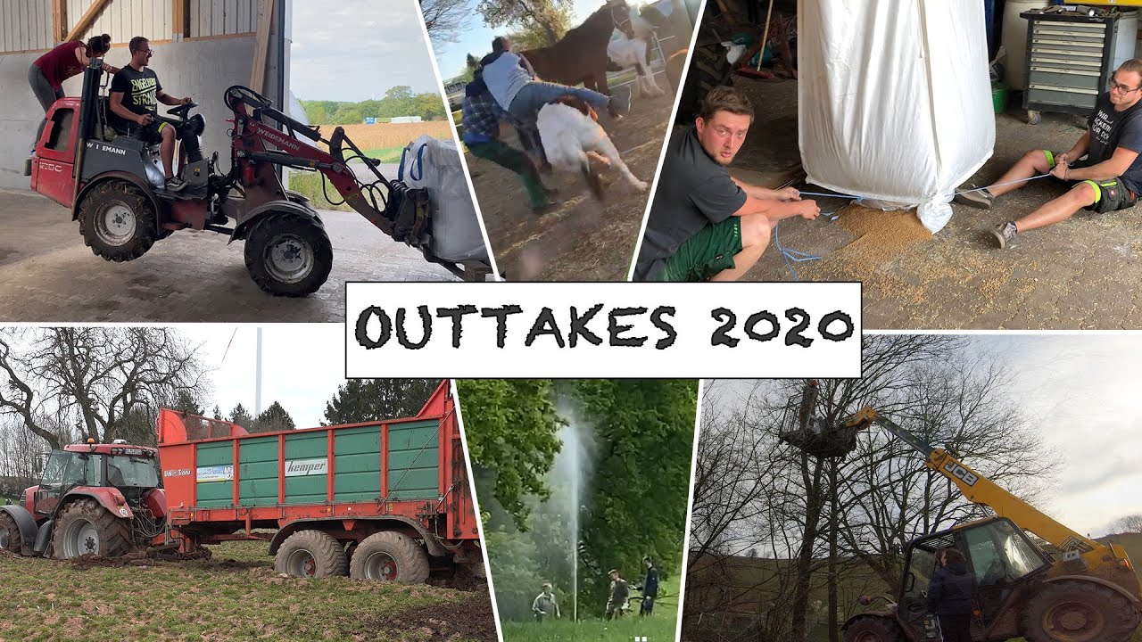 OUTTAKES 2020 XXL: 35min SPASS QUATSCH PANNEN UVM.