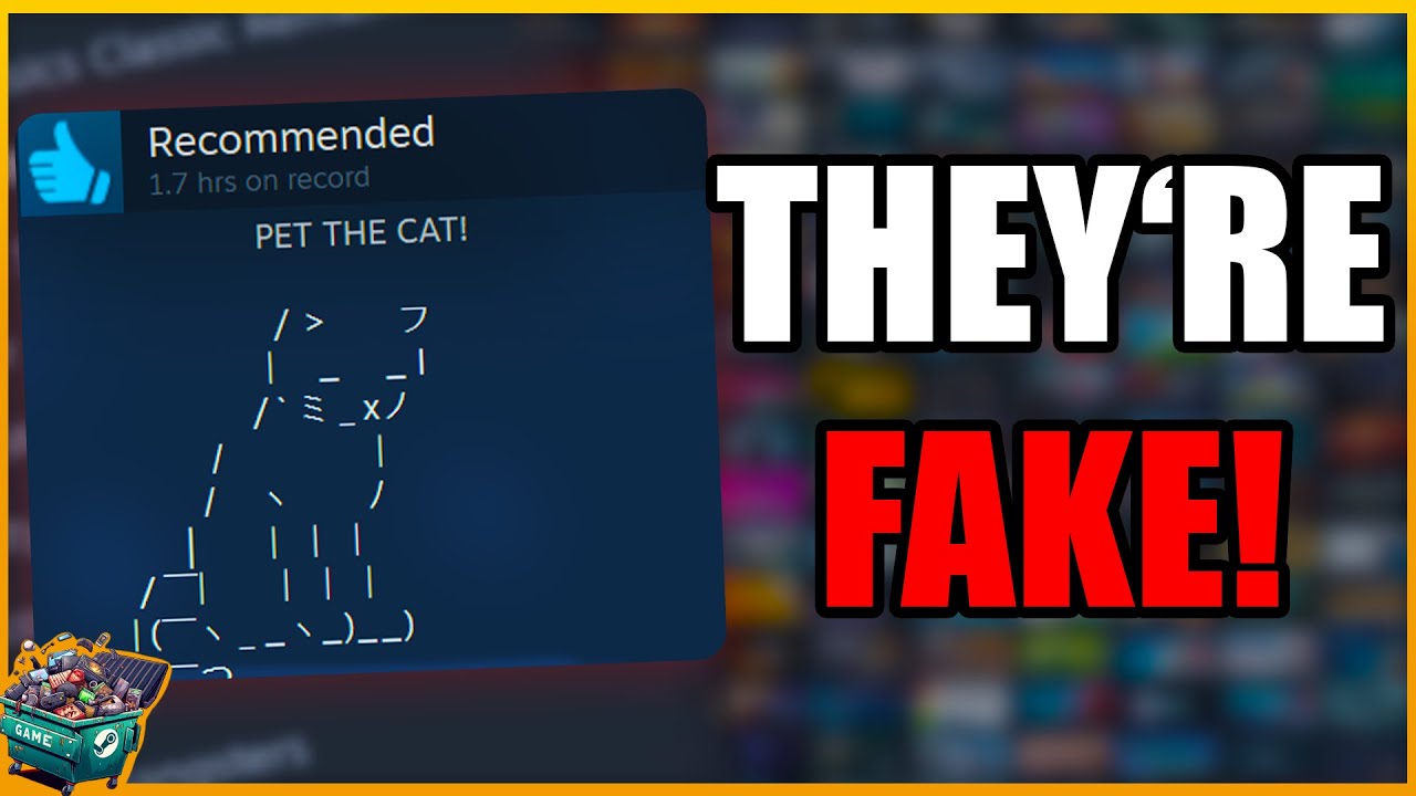 I Tested Steam Games with Obvious FAKE Reviews