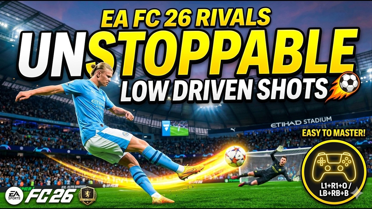 Perfect Low Driven Finishes ⚽ | EA FC 26 Ultimate Team Online Goals Compilation