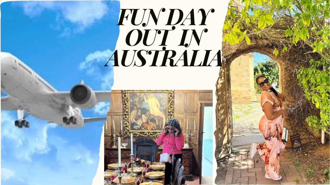 Visiting Carrick Hill Adelaide | Family & Friends Day Out 🇦🇺#planespotting 