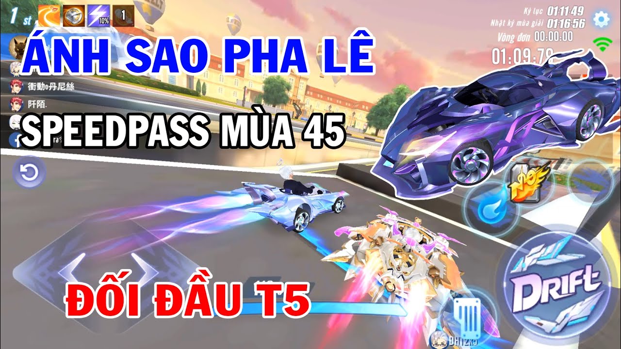 ZingSpeed Mobile | Speedpass M&ugrave;a 45 - Xe A Pha L&ecirc; Lung Linh