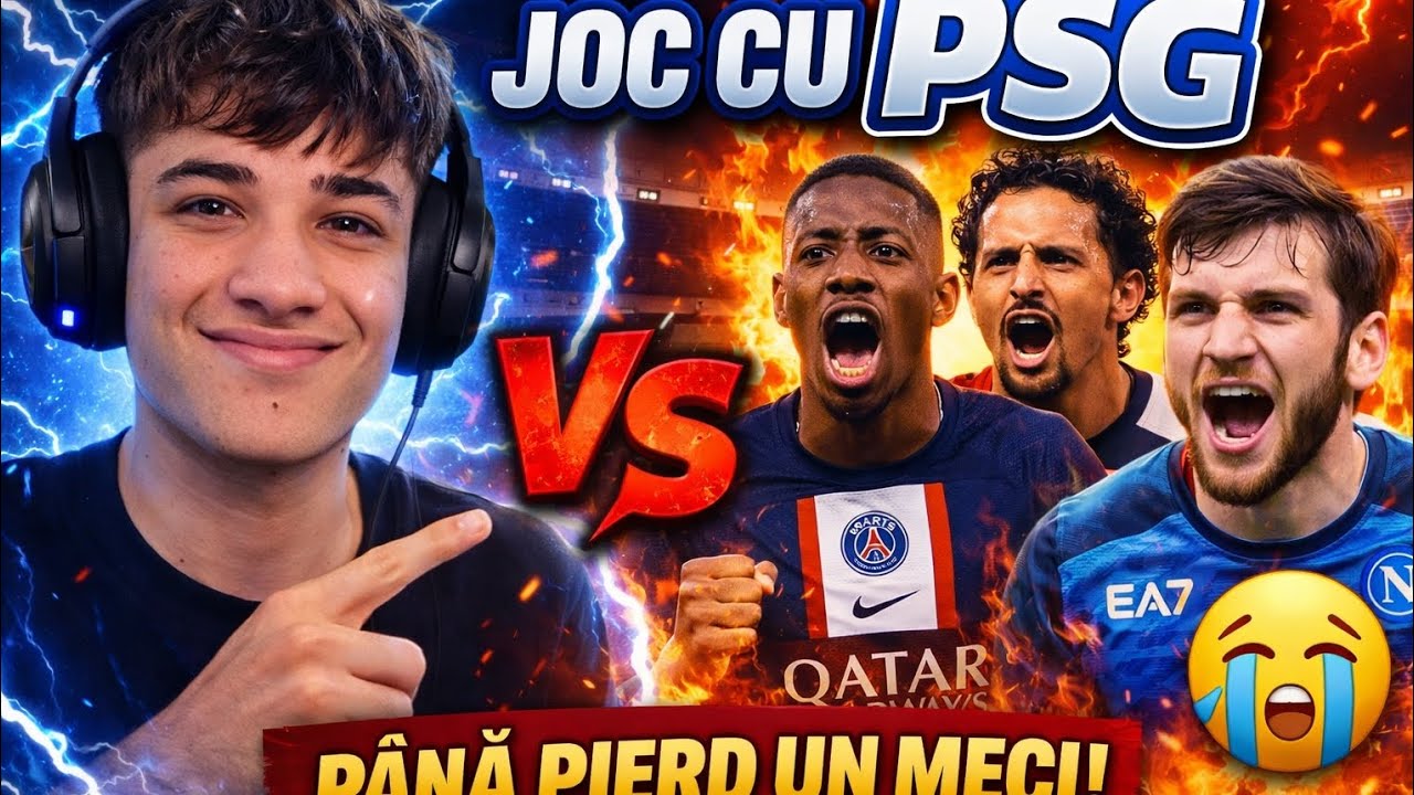 Joc cu PSG până pierd un meci!*pe FC 26*