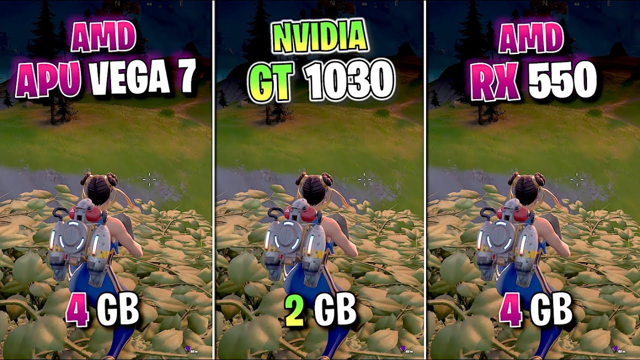 ✅ APU 5600G (VEGA 7) vs GT 1030 vs RX 550 ✅ 10-Game Test ✅ 2022