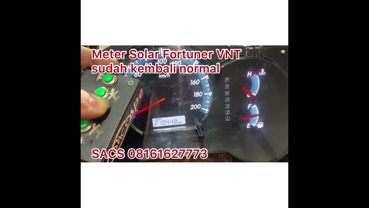 Mogok kehabisan Solar!!!! Servis meter Solar Toyota Fortuner VNT yang error
