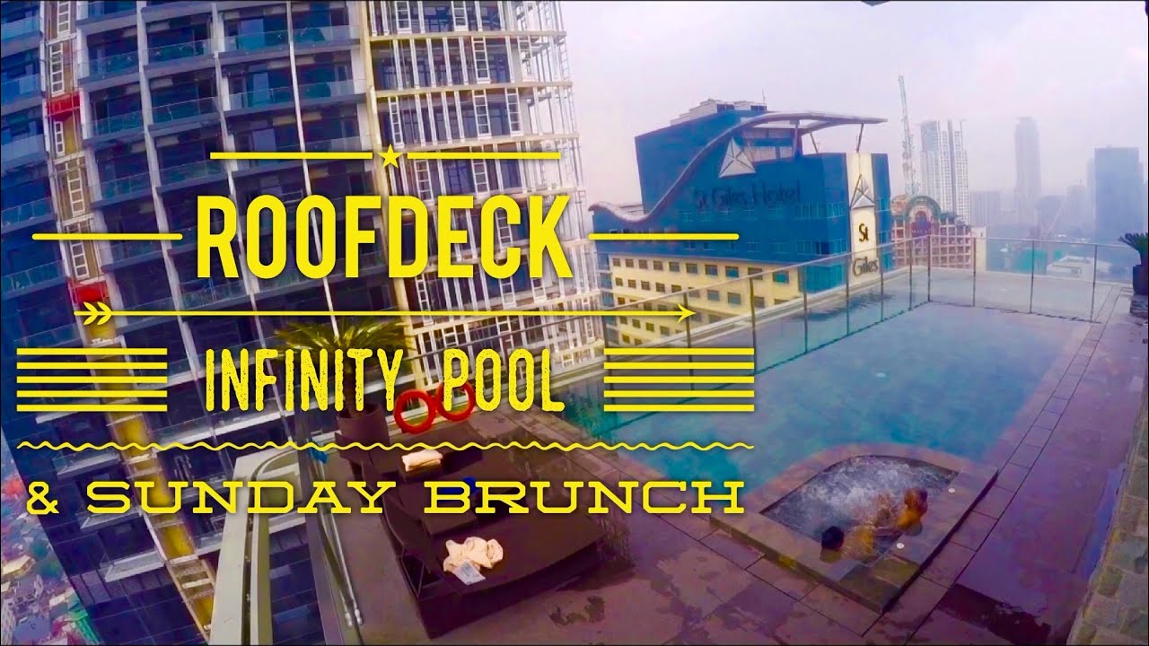 City Garden Grand Hotel Makati Tour Episode 5: Roofdeck Infinity Pool and Sunday Brunch