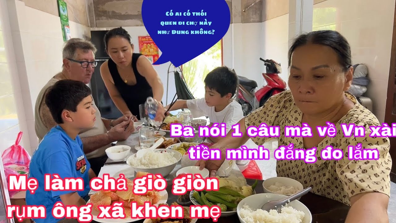 Mẹ làm chả giò ông xã mê quá chừng/Charles gọi điện nói ông ngoại như vầy ai cũng cười/cuộc sống 