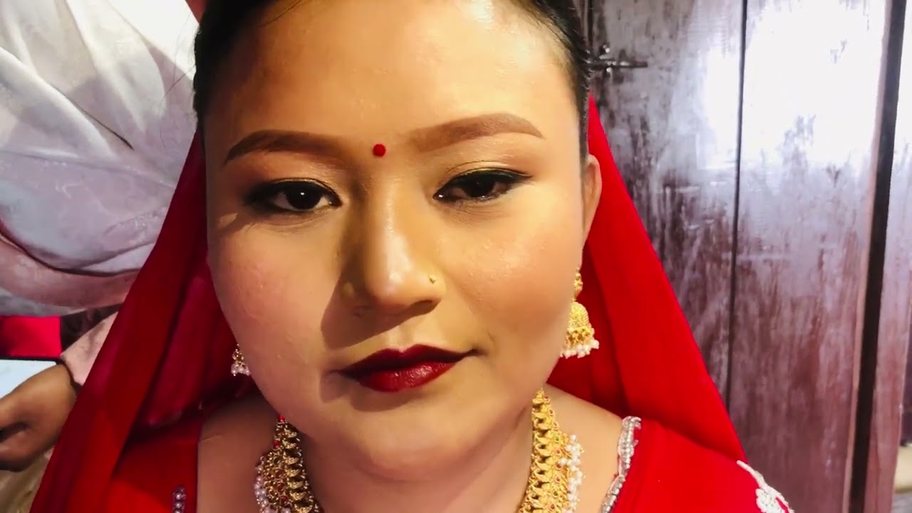 Barabise to swachi bridal makeupko lagi🥰 #chandrabeautyparlour #sankhuwasabha 