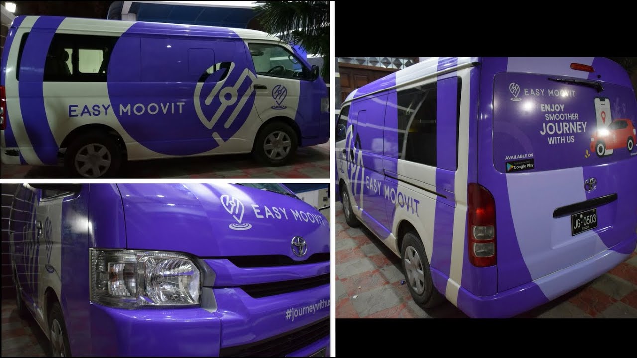 Toyota Hiace Branding - Easy Moovit - Commercial Van