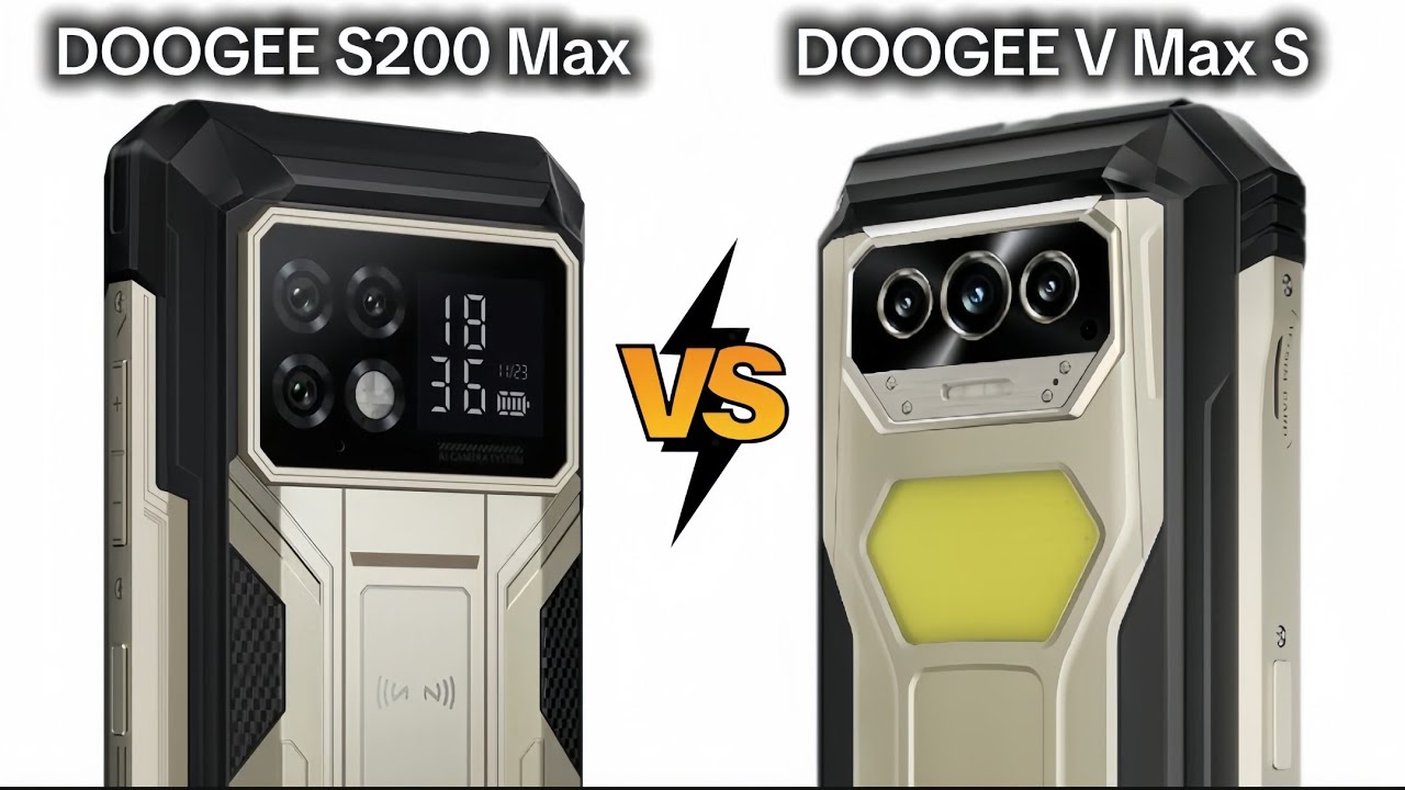 DOOGEE S200 Max vs DOOGEE V Max S | Full comparison