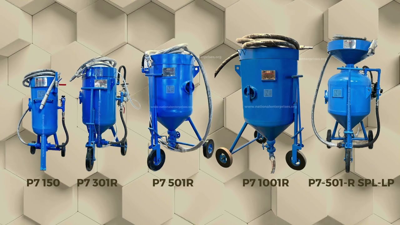 P7 Portable Abrasive Blaster - Blasting Hopper - New Models !!  @nationalenterprisesindia
