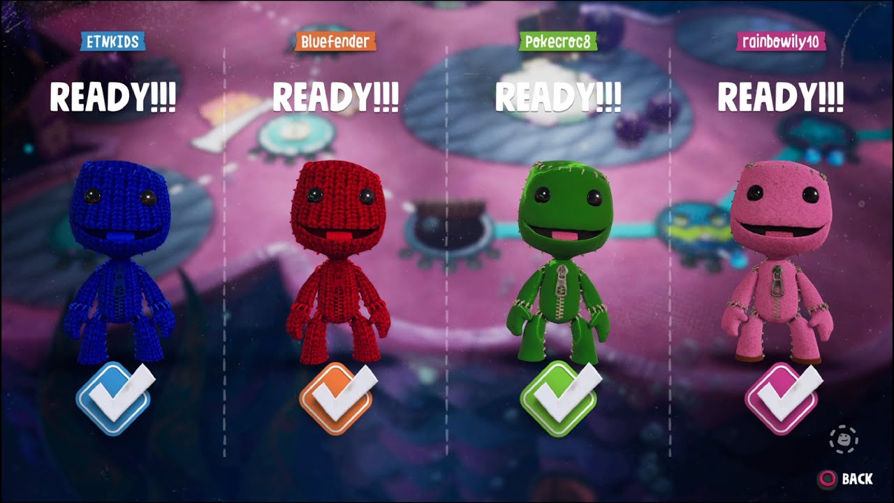 Sackboy: A Big Adventure PS5 Gameplay | 4 - Player Co-Op - Playthrough 14 (No Commentary)