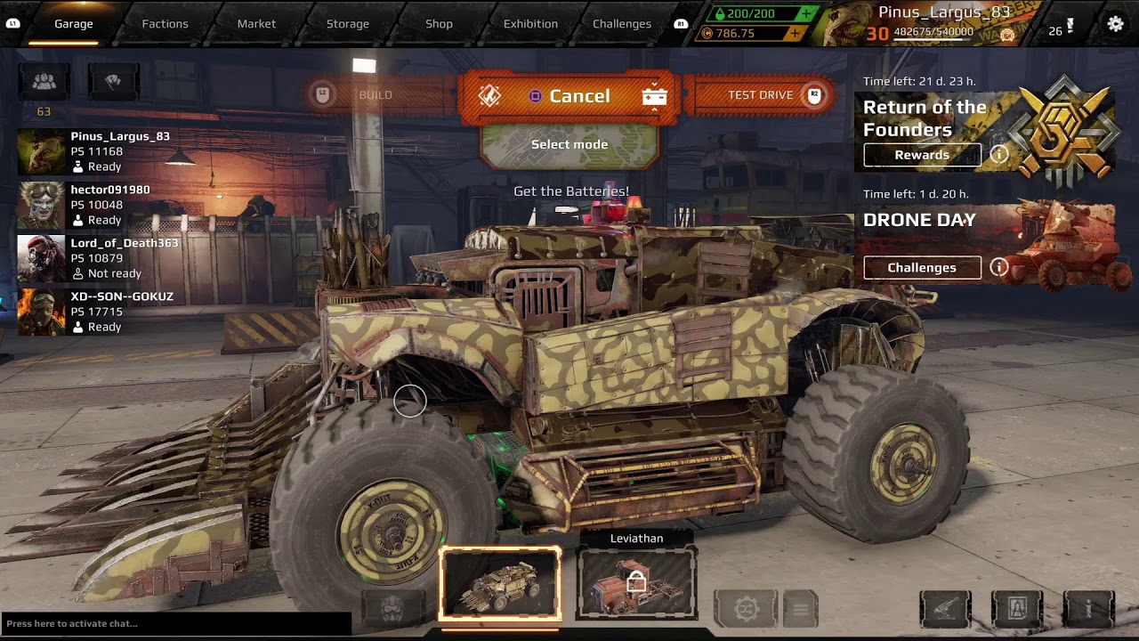Crossout PvP Fuze Drones