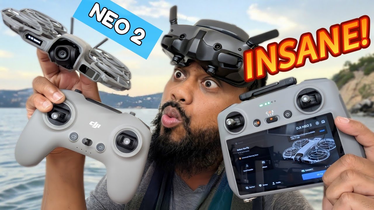 DJI NEO 2: режим FPV, автономное слежение и кинематографическая съемка в формате 4K!