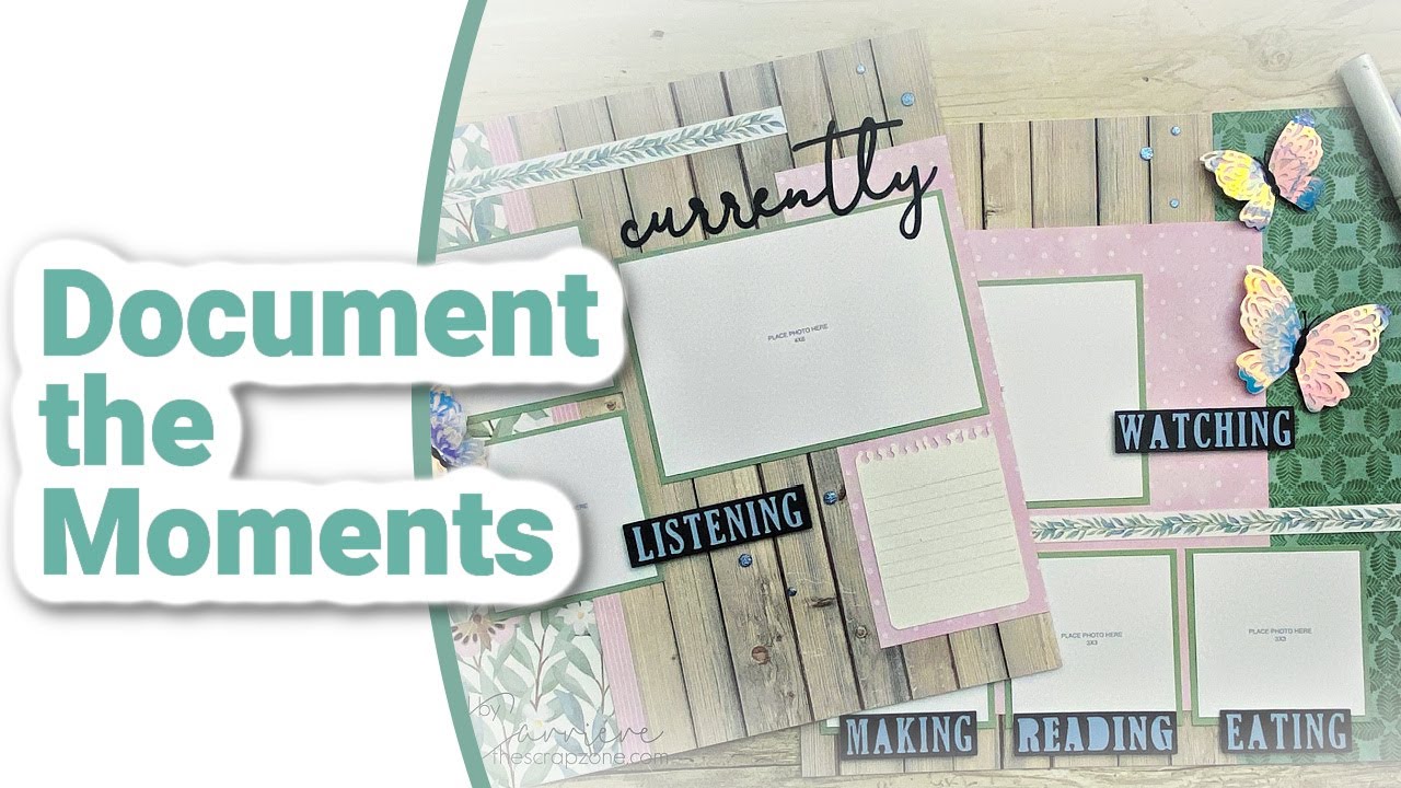 Everyday Life Scrapbook Layouts │Cricut Design Space Project │CTMH Lovely Paper Collection