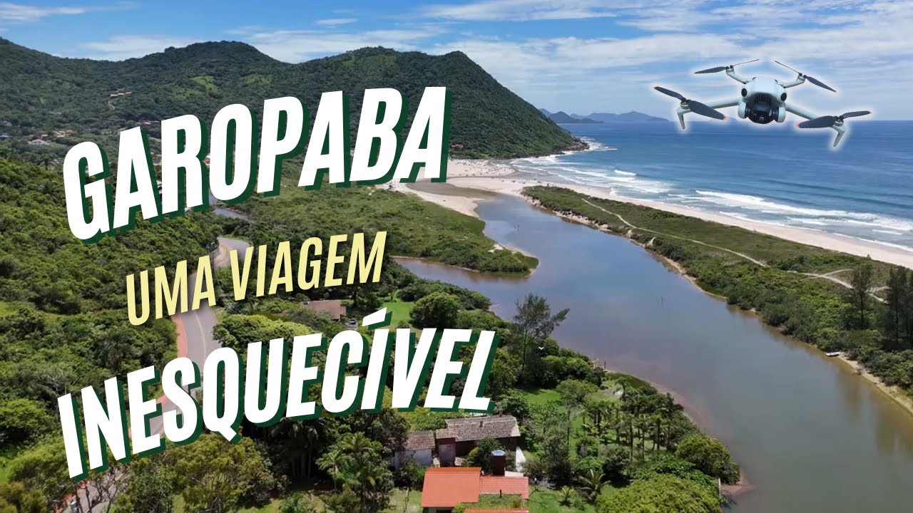 Garopaba-SC Vista de Drone 🛩️ | Praias, Mirantes, Procissão e Marcas Rupestres – Tour Completo em 4K