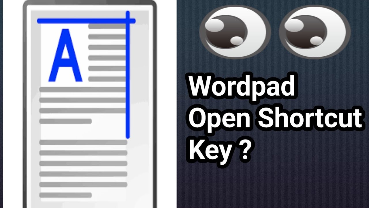WordPad Important Shortcut Key | wordpad open shortcut keys | wordpad shortcut keys
