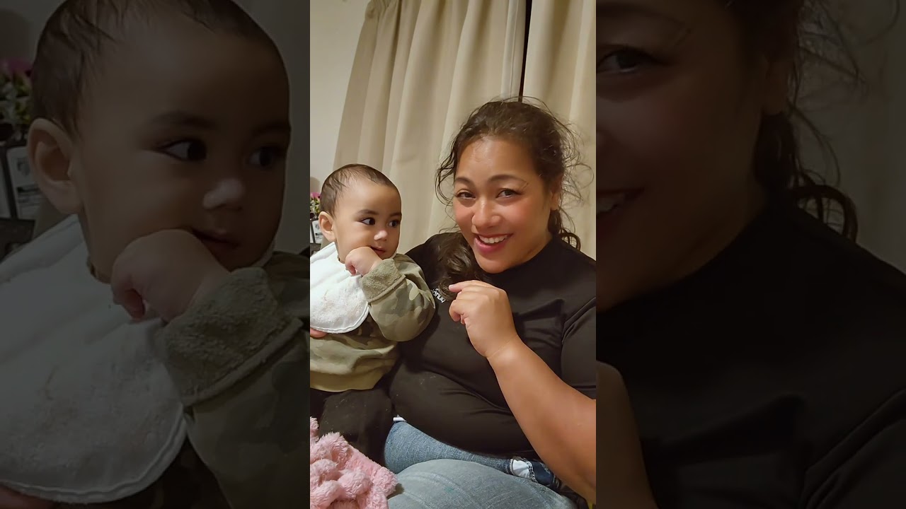 Story time with Baby Aqiu reading in Pukapukan language 
