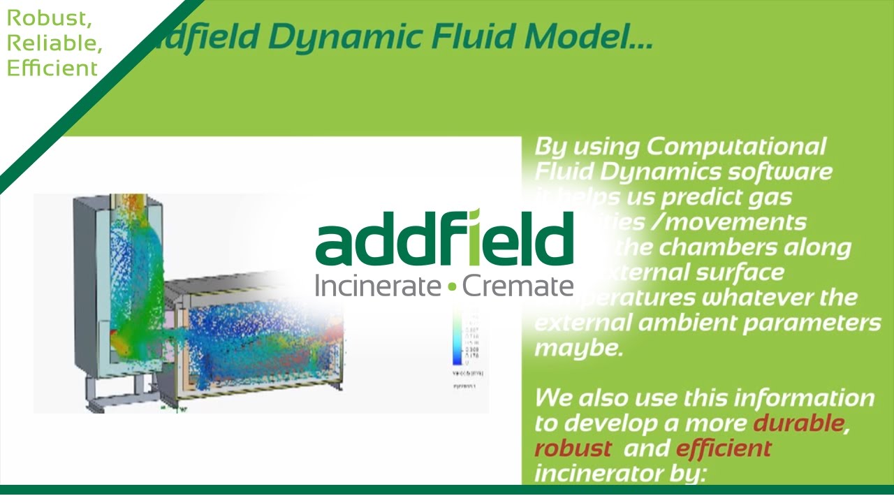 Addfield Incinerators and Cremators - Fluid Dynamic Modelling