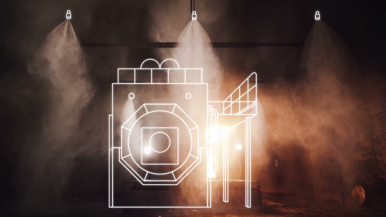Diesel generator illustrated fire Ɩ Marioff HI-FOG&reg; water mist fire protection
