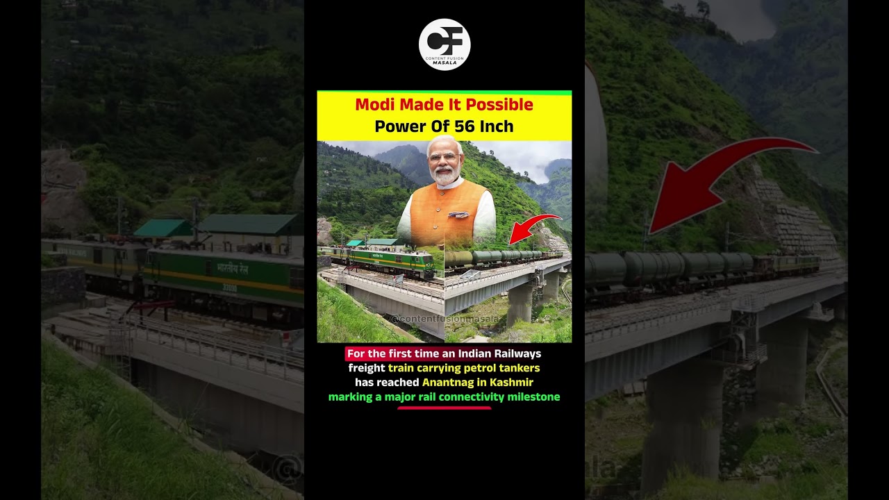 Modi Made It Possible Power Of 56 Inch. #modi #viral #indianrailways