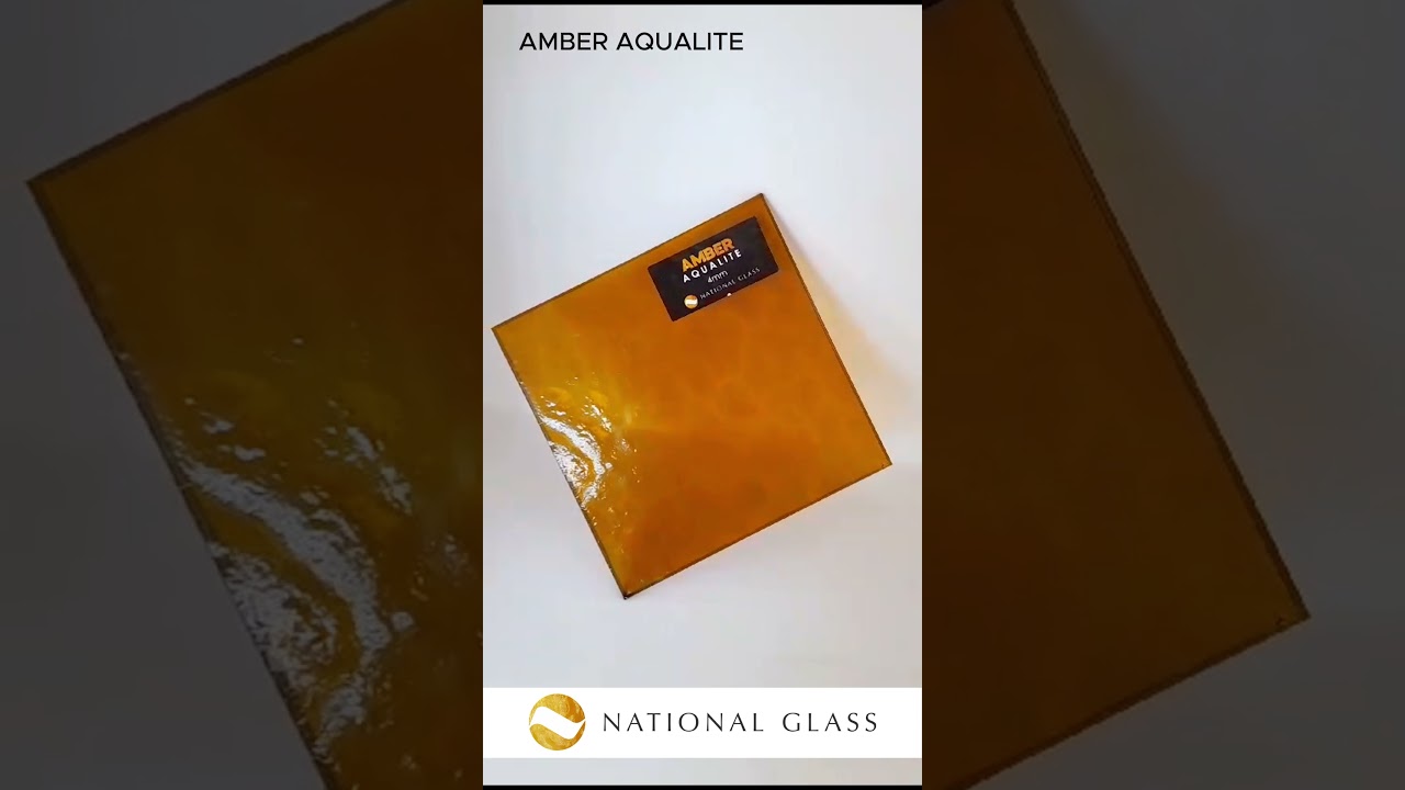 Natglass Glass Samples - Amber Glass