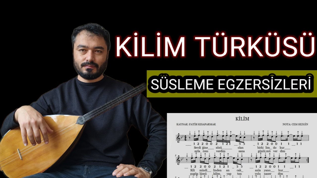 KİLİM TÜRKÜSÜ #solfej Bağlama Dersi
