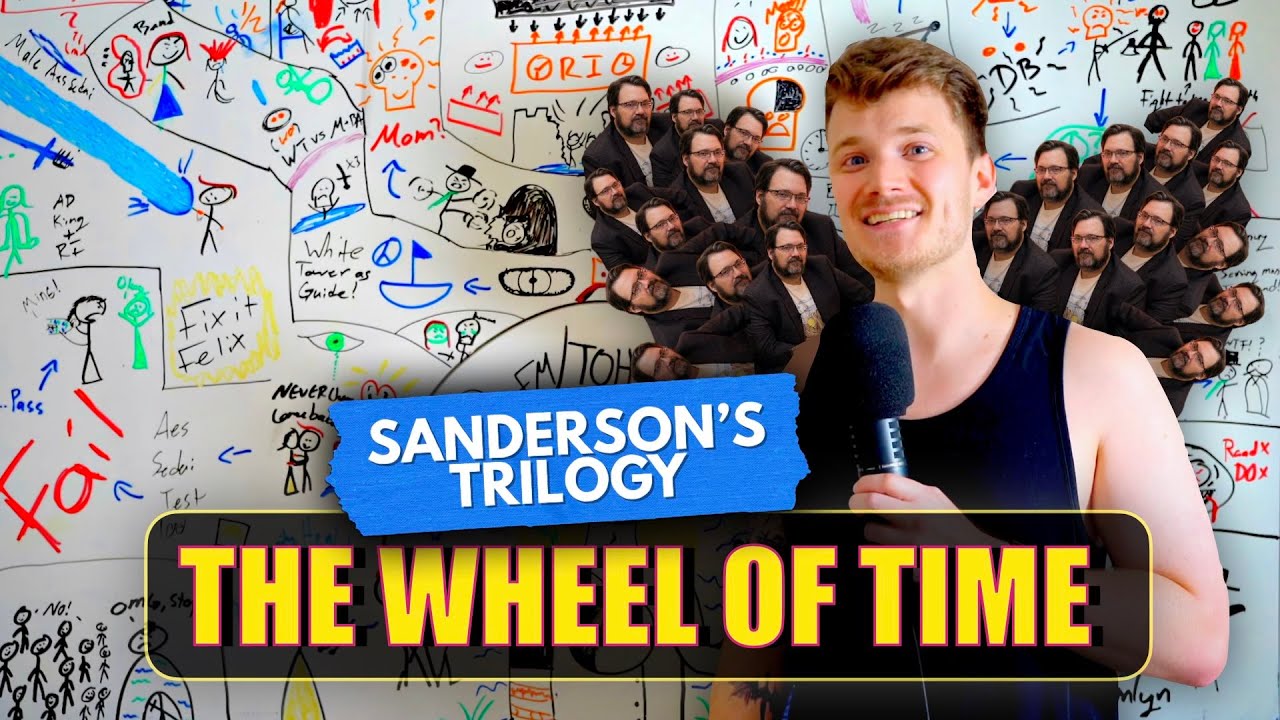 Sanderson's Wheel of Time Trilogy Explained On A Whiteboard