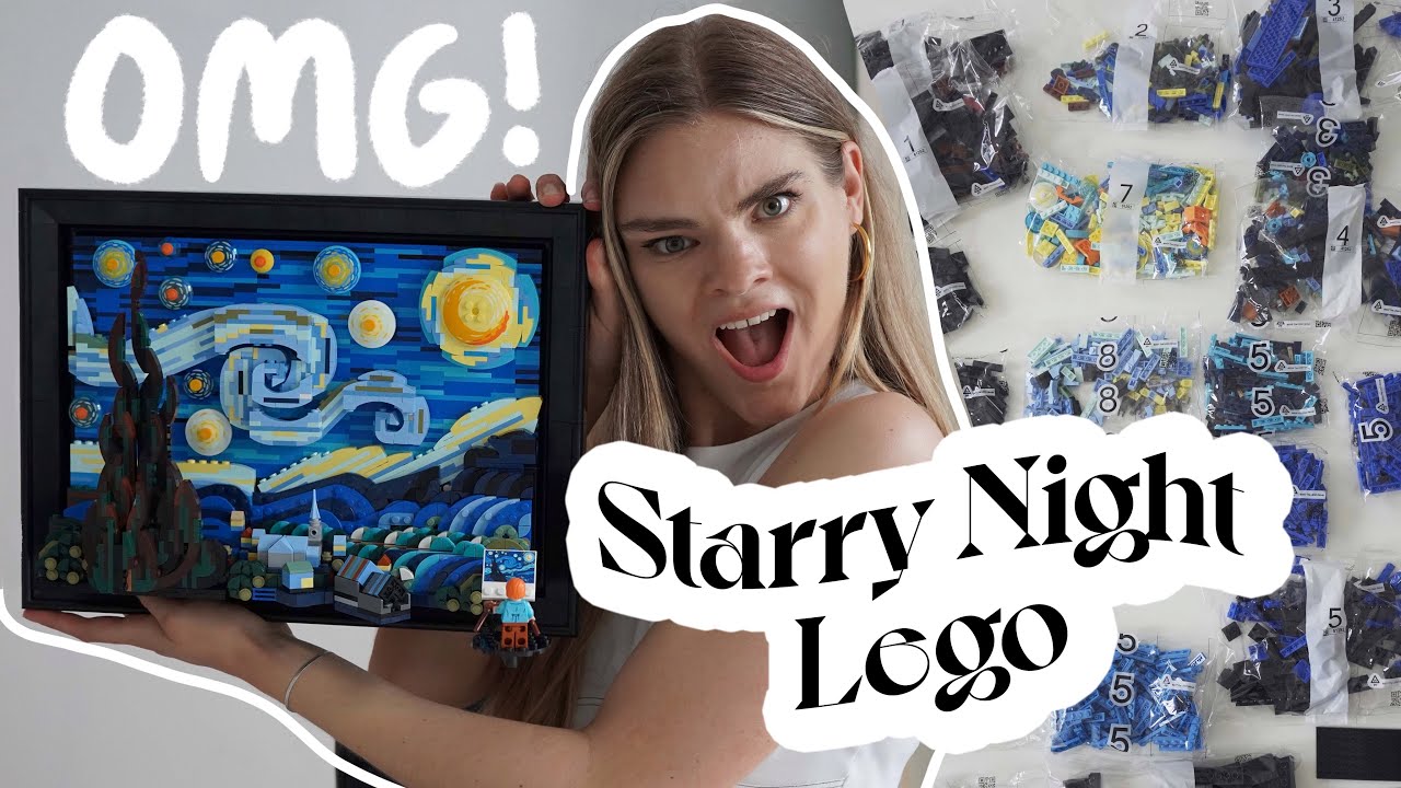 Künstlerin testet: STARRY NIGHT LEGO aus 2.300 Teilen? // I'mJette
