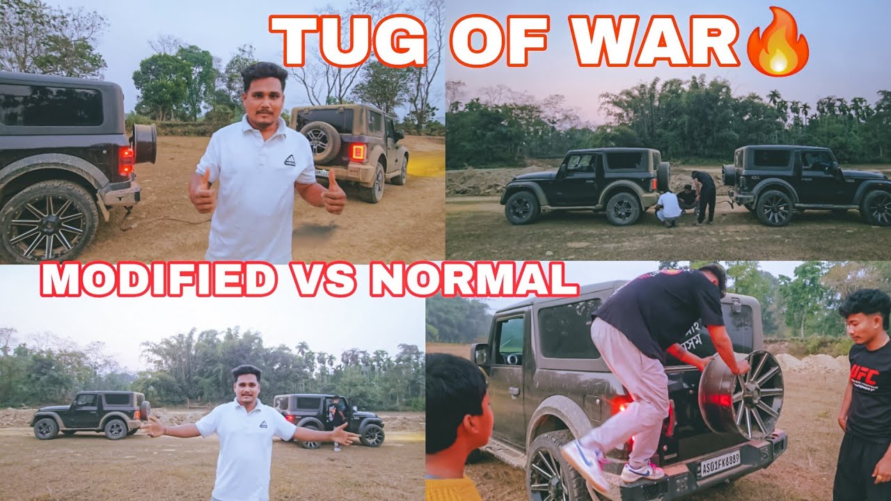 TUG OF WAR FULL MODIFIED THAR AUTOMATIC VS STOCK THAR AUTOMATIC🔥 @dipankarchetia0001 