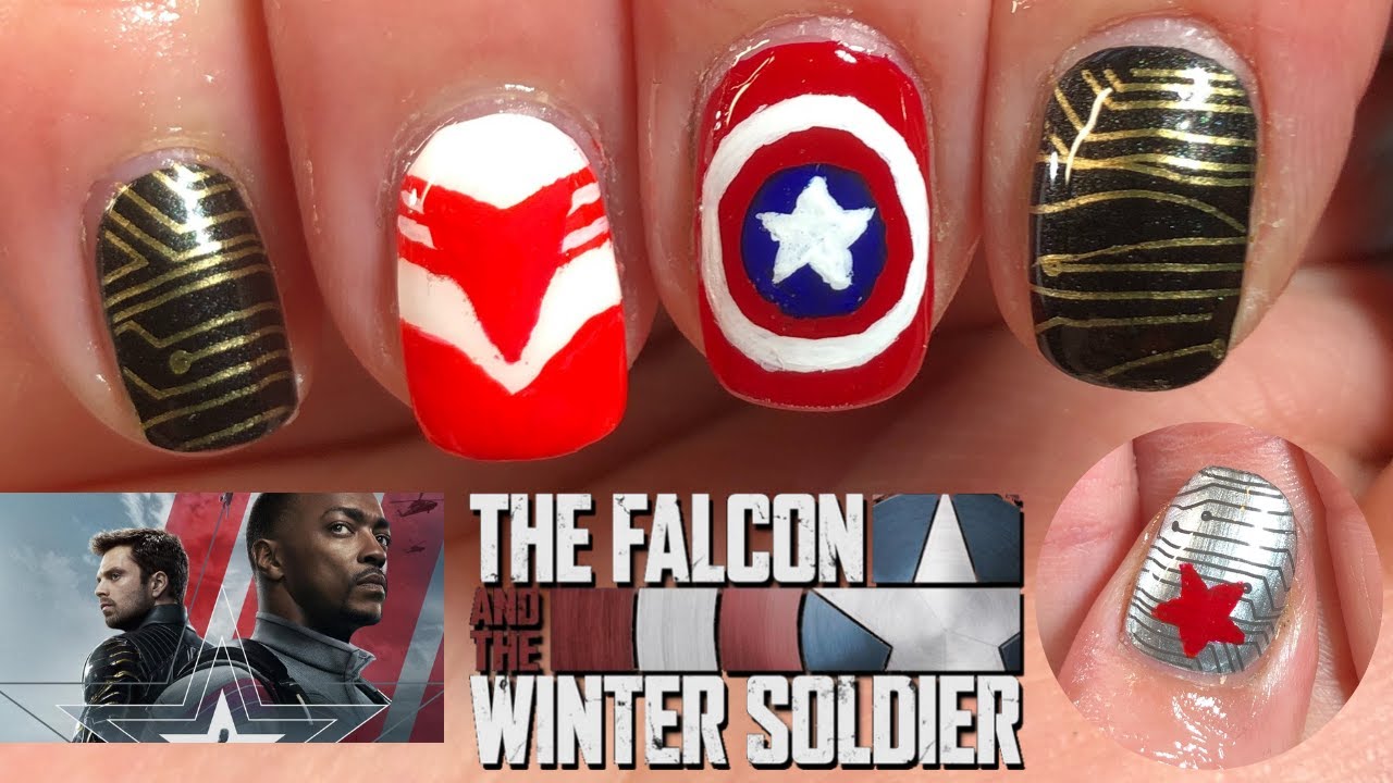 The Falcon and The Winter Soldier Nails