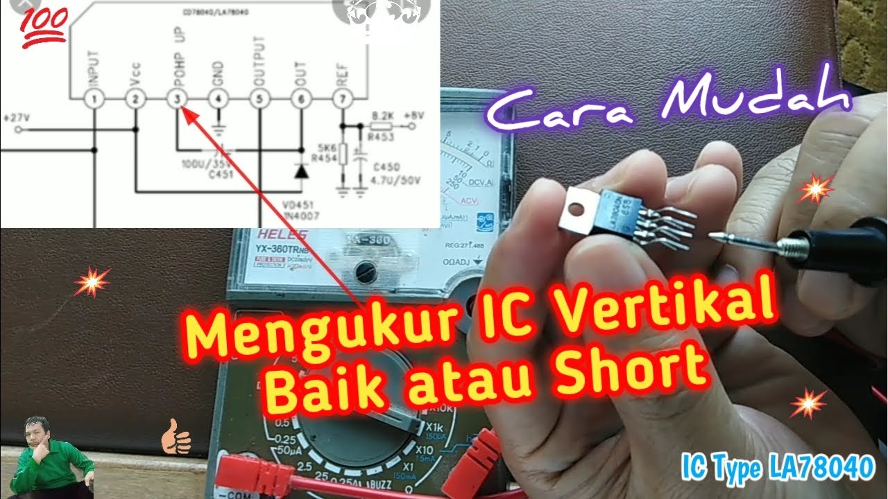 Cara Mudah Mengukur IC Vertikal Baik atau Short