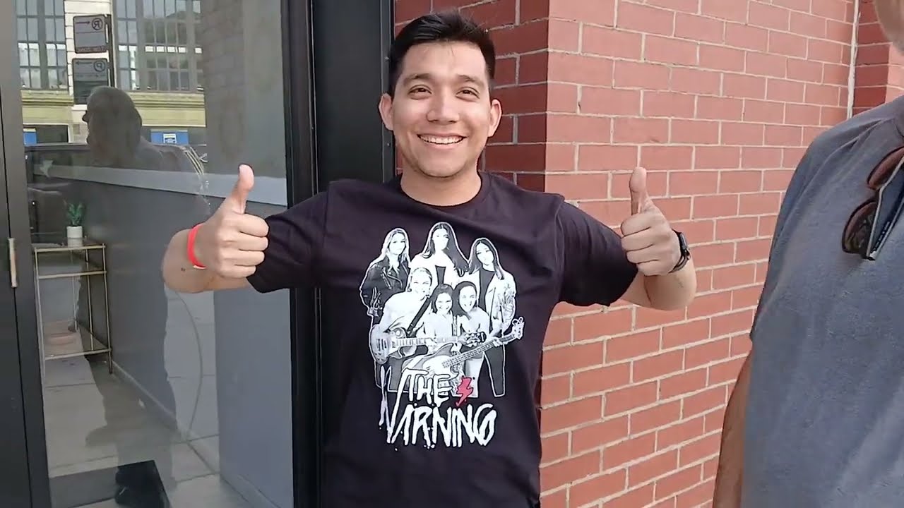 The Warning fans in line at the Riviera Theatre Chicago,IL 7/22/2025