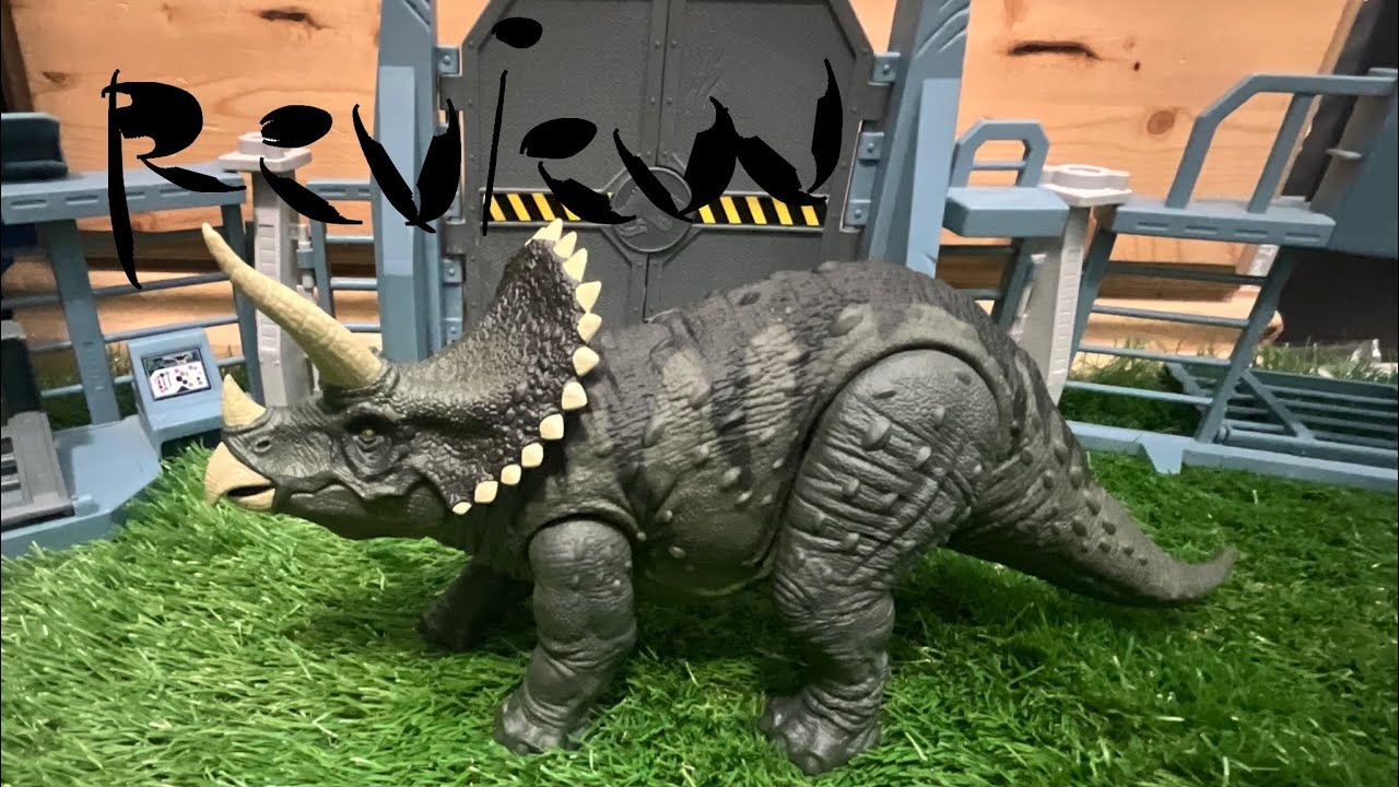 Mattel reimagined real feel triceratops review ￼