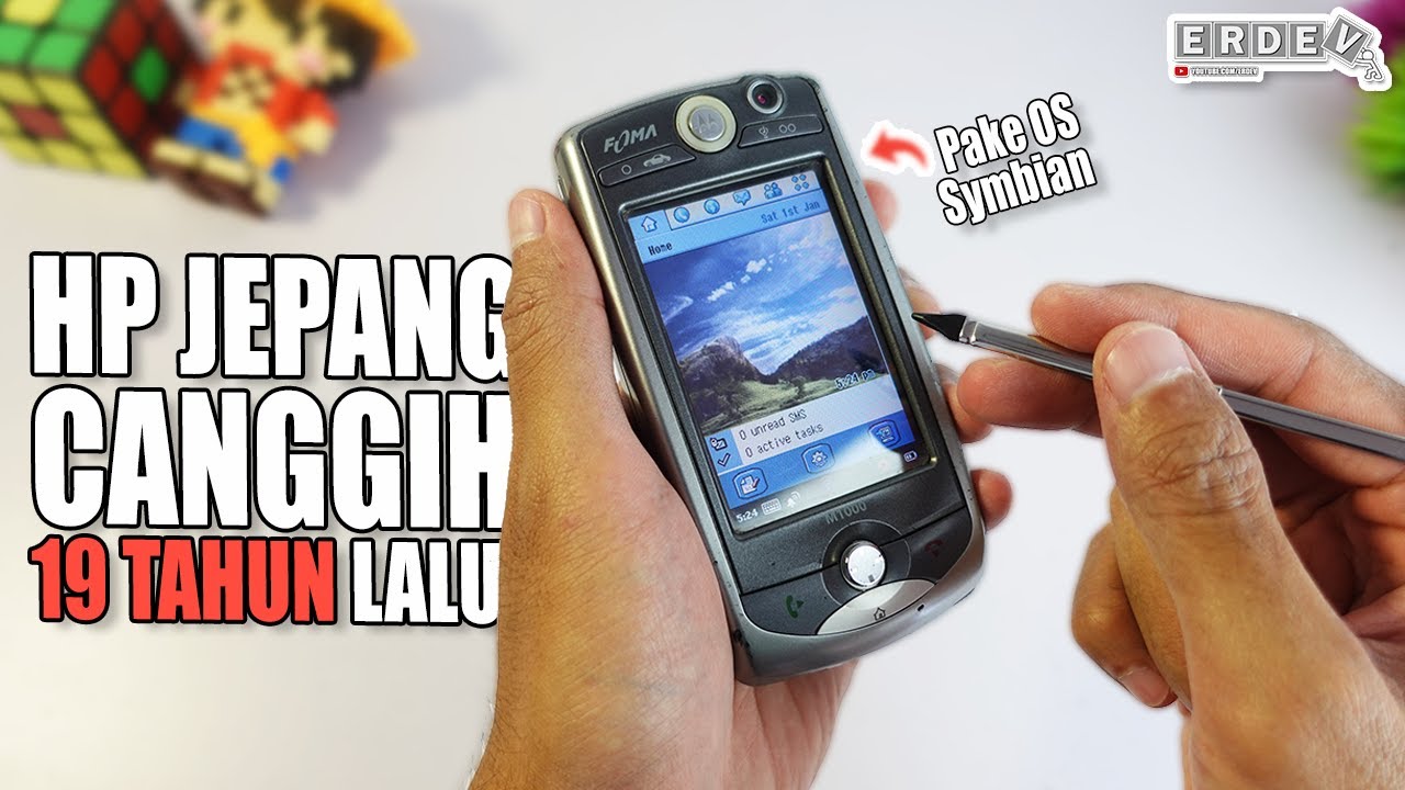 COBAIN HP CANGGIH DARI JEPANG YANG JADI AWAL KEMUNCULAN SMARTPHONE! - Motorola Foma M1000 Symbian