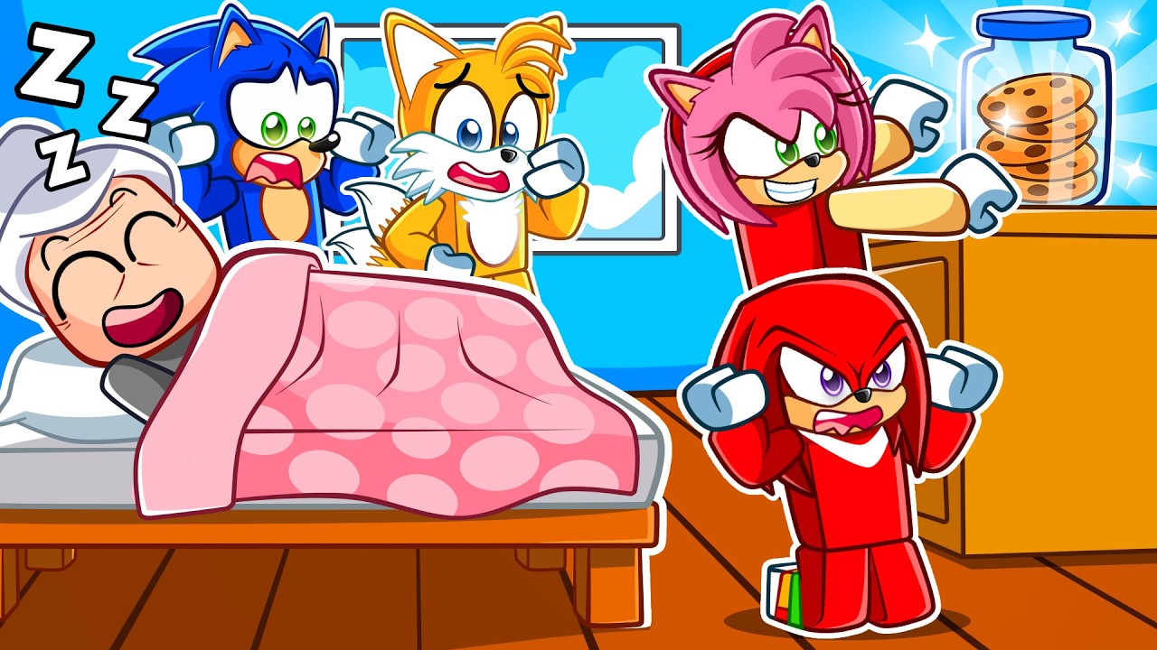 Sonic Tenta ROUBAR os BISCOITOS no ROBLOX!!!