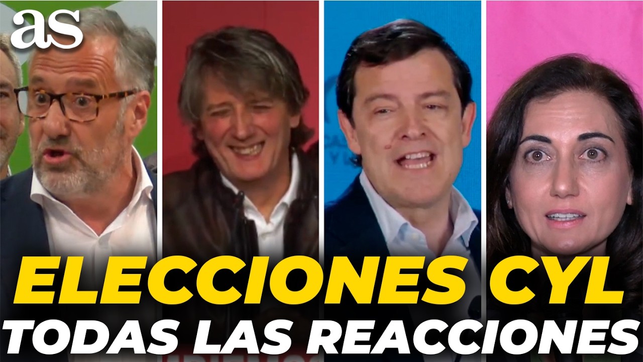 EL PP gana las elecciones en CASTILLA Y LÉÓN | Todas las REACCIONES de los PARTIDOS POLÍTICOS