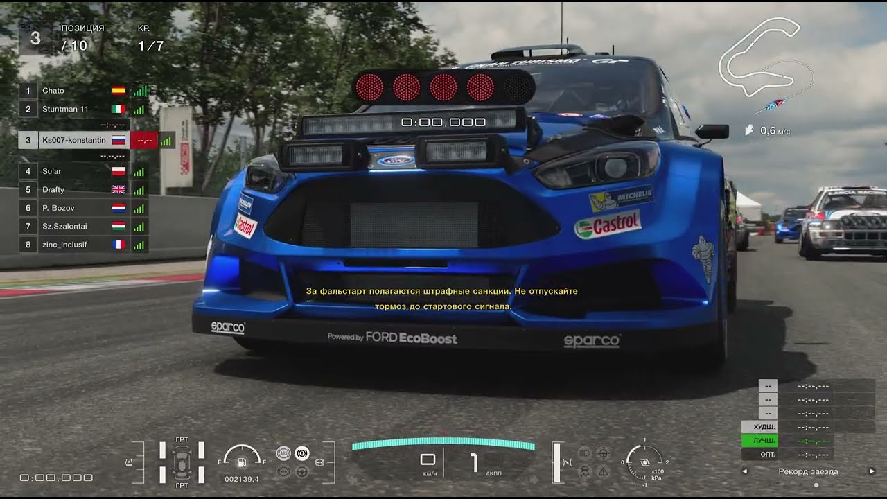 Gran Turismo 7_online daily race A Circuit de Barcelona-Catalunya Rallycross layout Ford Focus GR-B